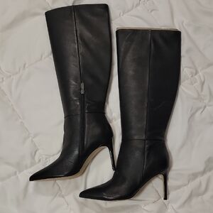 Nine West Black Heeled Boots